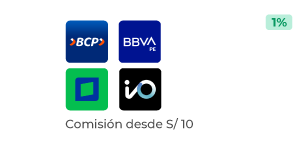 BCP, BBVA, Interbank o IO